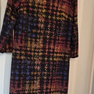 Madison Leigh Colorful Plaid Maxi Dress